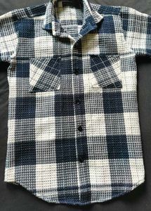 Heavy Textured Flannel Shirt