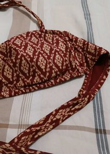 Patterned Bikini Top