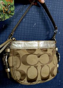 Coach Signature Canvas Shoulder Bag