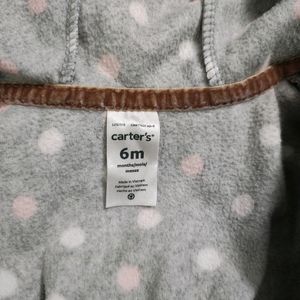 Fleece Romper For Baby Girl