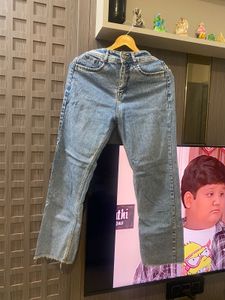 Wide Leg Denim Jeans