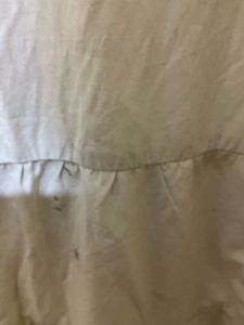 Stradivarius White Tiered Dress