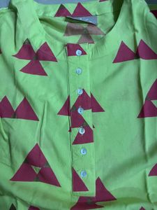Lime Green High-Low Dress
