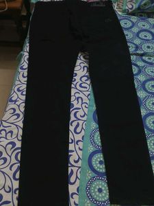 Dark Black Slim Fit Denim Jeans