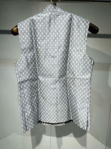 Gray Patterned Vest