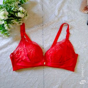 Red Glittery Bra