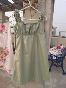 Sassafras Pista Green Dress Women