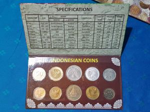 Indonesia Coin Set with original cover, Rare