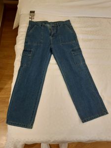 Brand New Denim Cargo Jeans