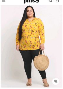 Floral Yellow Top