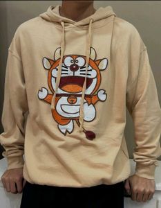 gucci x doraemon hooded