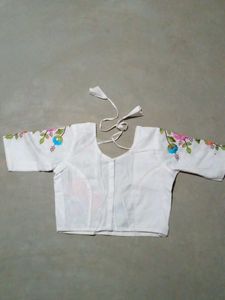Sequin Embroidery Design Blouse