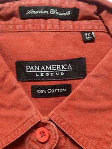 PAN AMERICA ALL NEW COTTON SHIRT 100%