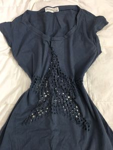 Y2K Pinterest Inspired Sheer Stargirl Top