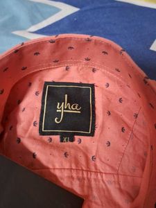 Coral Charm: Printed Casual Shirt for Men