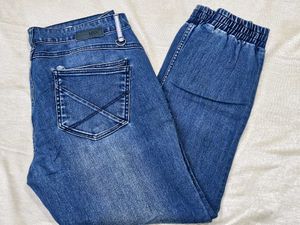 Blue Denim Joggers