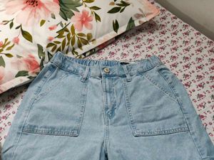 Light Wash Cargo Jeans