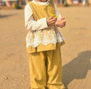 Adorable Mustard Corduroy Set