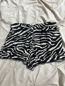 Zebra Print Shorts
