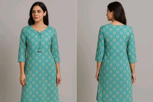 Elegant Printed Kurta