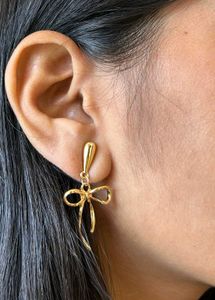 Bow Drop Earrings