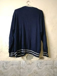 Classic Navy Blue Cardigan