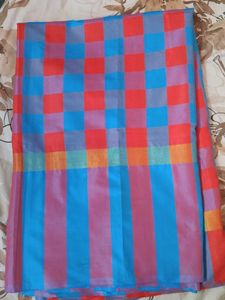 Checkered Pattern Saree