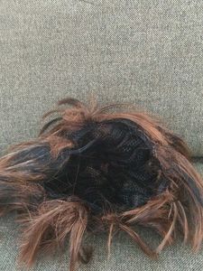 Spike Hair Wig (Brown)