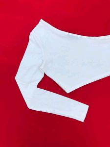 H&amp;M White One Side Top