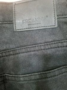 Trendy Black Wide Leg Jeans