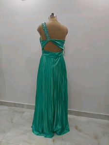 Elegant Green Ethnic Gown