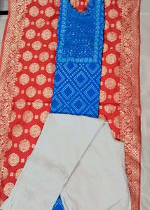 Blue Elegant Kurta Set