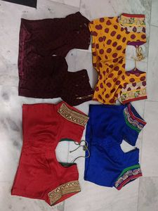 Set of 3 Sari Blouses