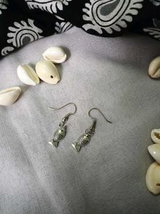 Assorted Silver Charm Earrings
