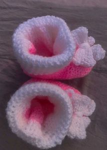 Adorable Handmade crochet Baby Booties