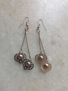 modest silver earrings