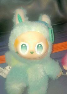 labubu toy green colour