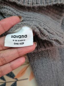 Grey Knit Cardigan