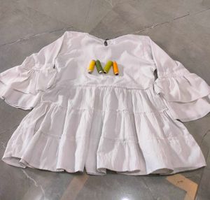 White  Empire ⭐ Crop Top