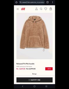 H&amp;M Fur Hoodie (cash only)