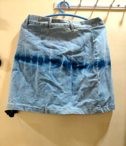 Blue Mini Skirt