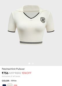 Preppy V-Neck Knit Tops