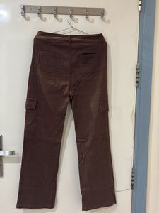 Brown Cargo Style Pants