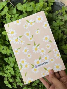 Pink Floral Notebook (unruled)