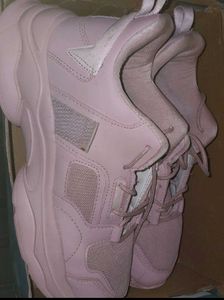 Pink Chunky Sports Shoe Size 8