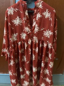 Floral Print Midi Dress