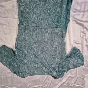 Party Wear Dress With Front Slit