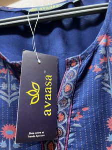 Blue Printed Kurta