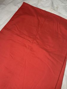 Plain Peach Pure Cotton Soft Fabric