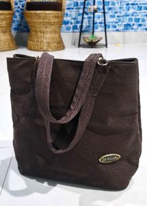 Da Milano Brown Tote Bag